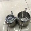 304 stainless steel teapot with tea strainer, thickened anti-scald upper and lower, small brewing teapot, tea pot, small teapot Specification image